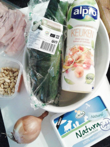 Courgette bootje ingredienten