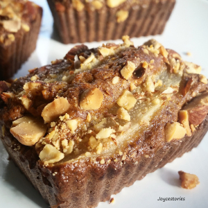 Mini peer kaneelcake glutenvrij